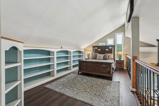 49 Brook Trl, Greenwood Lake, NY 10925 - bedroom featuring wood finished floors and vaulted ceiling