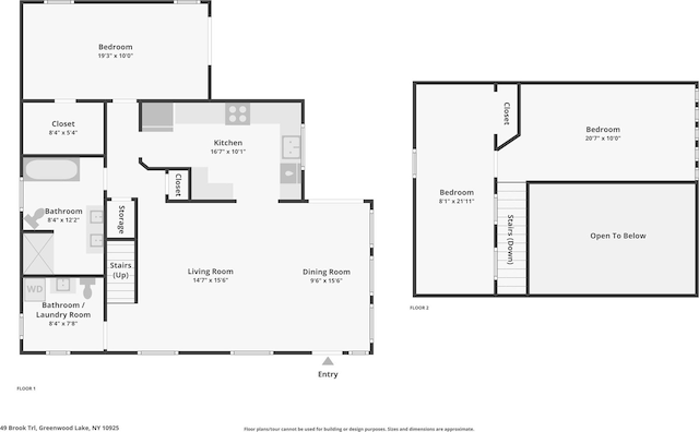 49 Brook Trl, Greenwood Lake, NY 10925 - floor plan / room layout