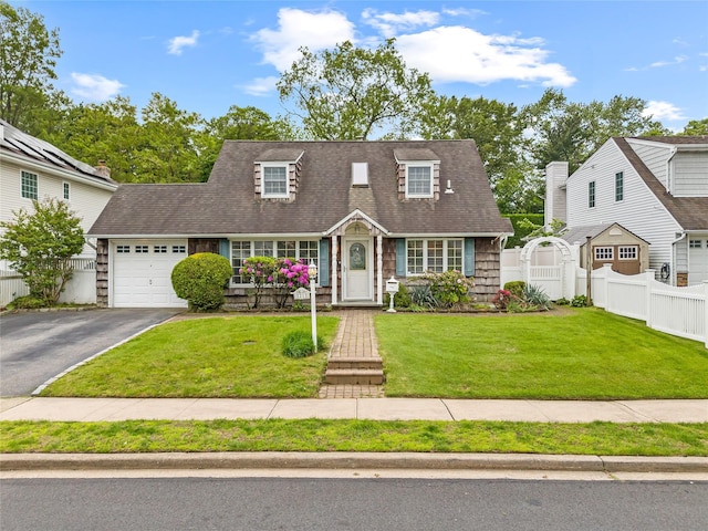 21 Arizona Ave, Syosset, NY 11791 - view of front facade with an attached garage, asphalt driveway, and a shingled roof