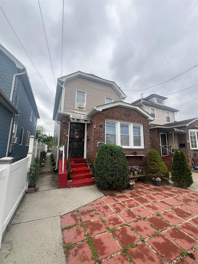 11845 218th St, Cambria Heights, NY 11411 - view of front of house with brick siding
