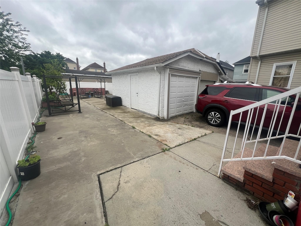 11845 218th St, Cambria Heights, NY 11411 - view of garage