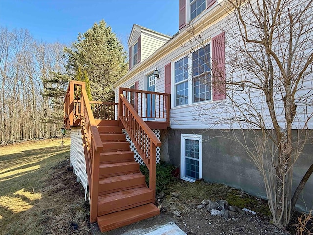 118 White Brg, Middletown, NY 10940 - view of home's exterior with stairs and a deck