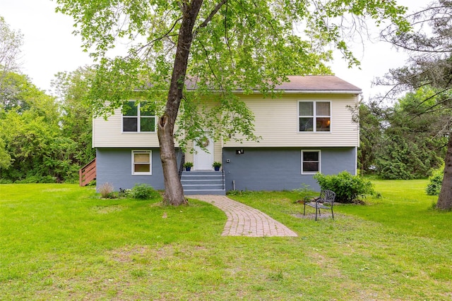 252 Rokeby Rd, Red Hook, NY 12571 - rear view of house featuring a lawn and stucco siding