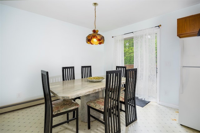 252 Rokeby Rd, Red Hook, NY 12571 - dining space featuring light floors and baseboards