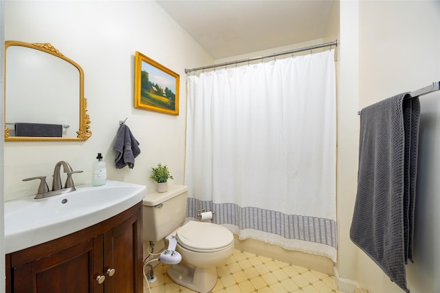 252 Rokeby Rd, Red Hook, NY 12571 - bathroom featuring toilet, vanity, and a shower with curtain