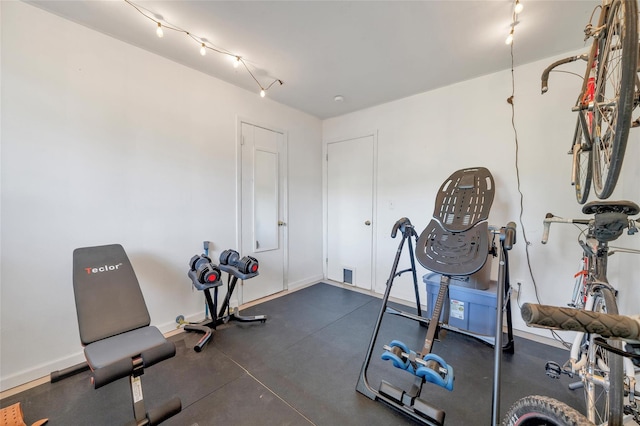 19 Decker Dr, Washingtonville, NY 10992 - exercise room featuring track lighting