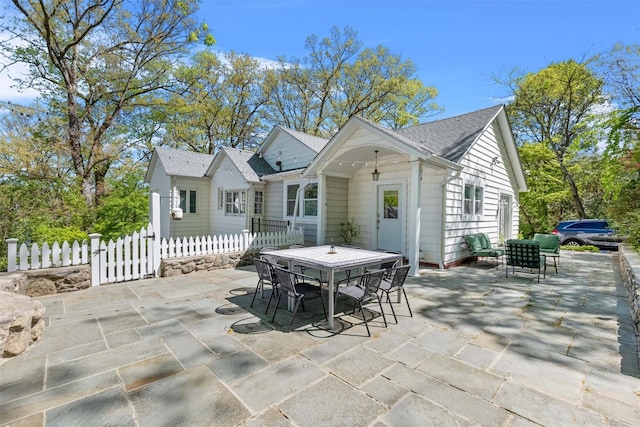 162 Lake Dr, Lake Peekskill, NY 10537 - view of patio featuring outdoor dining area