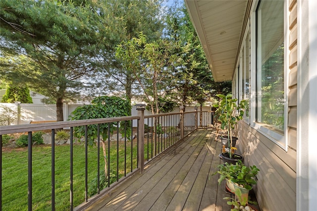 3 Deb St, Plainview, NY 11803 - view of wooden deck
