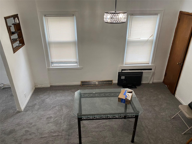 1646 Troy Ave, Brooklyn, NY 11234 - unfurnished room featuring carpet, a chandelier, and baseboards