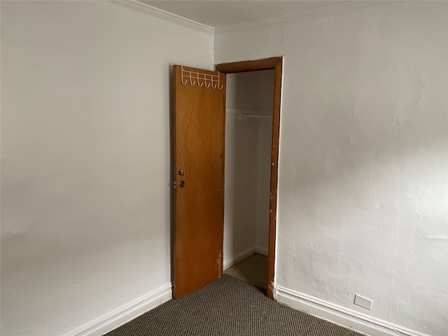 1646 Troy Ave, Brooklyn, NY 11234 - unfurnished bedroom with ornamental molding, carpet, and baseboards