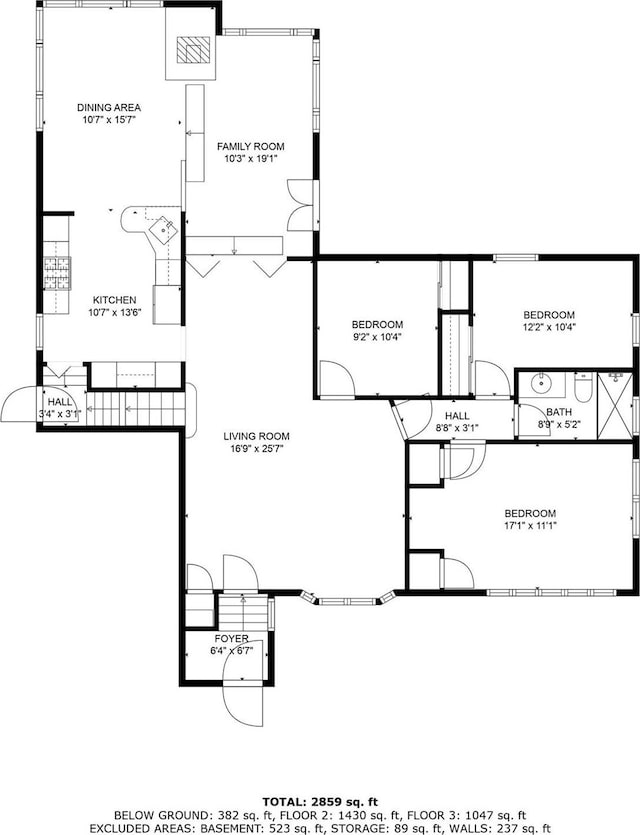 5 Forest Rd, Valley Stream, NY 11581 - floor plan / room layout