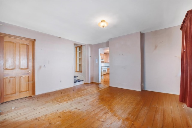 163 Cannon St, Poughkeepsie, NY 12601 - empty room with light wood-type flooring