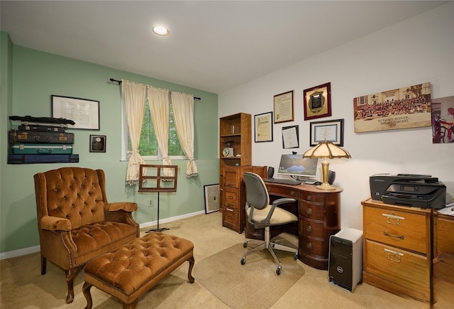 31 Greenlawn Rd, Katonah, NY 10536 - office area with light carpet and baseboards