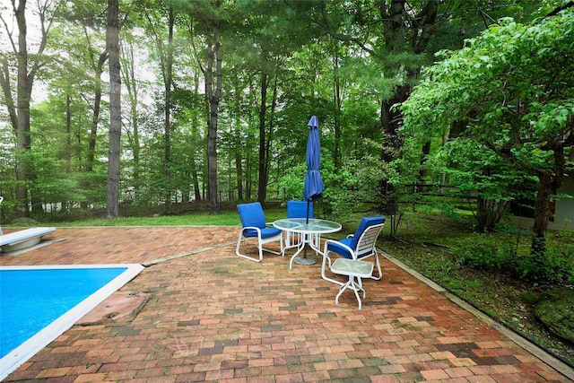 31 Greenlawn Rd, Katonah, NY 10536 - view of patio with an outdoor pool