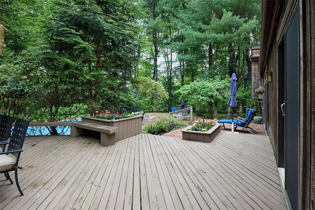 31 Greenlawn Rd, Katonah, NY 10536 - view of wooden deck