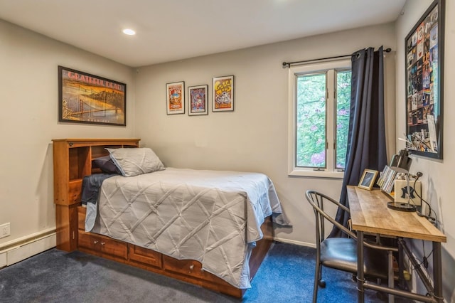 2 Caryl Pl, Kings Park, NY 11754 - bedroom featuring recessed lighting, carpet, and baseboards