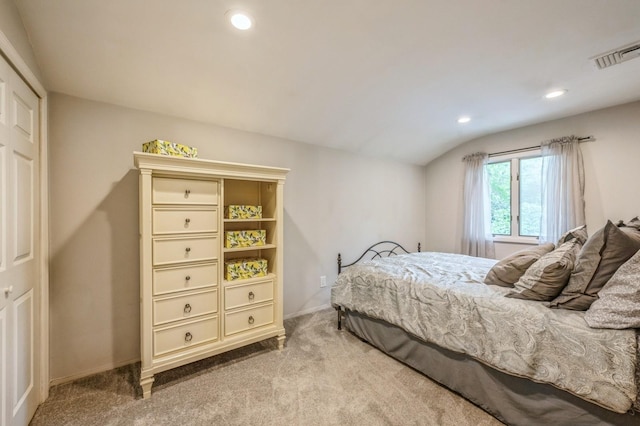 2 Caryl Pl, Kings Park, NY 11754 - bedroom with carpet flooring, recessed lighting, lofted ceiling, and baseboards