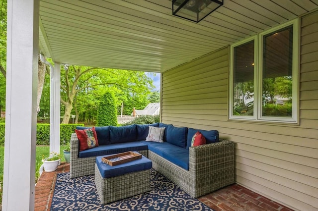 2 Caryl Pl, Kings Park, NY 11754 - view of patio / terrace with an outdoor living space