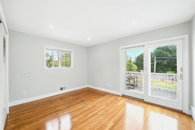 1 Renee Gate St, Cortlandt Manor, NY 10567 - spare room with light wood-style floors, baseboards, and recessed lighting