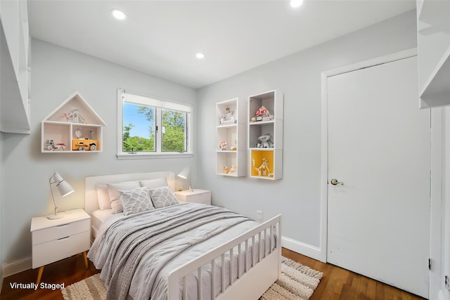 1 Renee Gate St, Cortlandt Manor, NY 10567 - bedroom featuring wood finished floors, baseboards, and recessed lighting