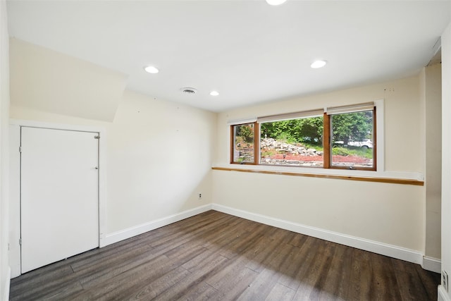 1 Renee Gate St, Cortlandt Manor, NY 10567 - spare room with wood finished floors, baseboards, and recessed lighting