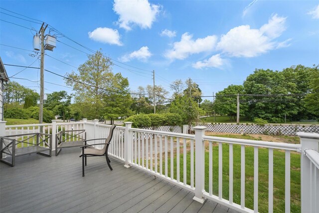 1 Renee Gate St, Cortlandt Manor, NY 10567 - view of wooden terrace