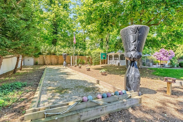 4 Pak Ct, East Setauket, NY 11733 - view of yard featuring a bocce ball area
