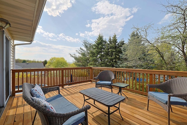 8 Country Ln, Warwick, NY 10990 - view of wooden terrace