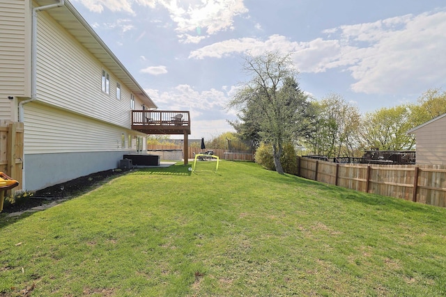 8 Country Ln, Warwick, NY 10990 - view of yard featuring a deck and central AC
