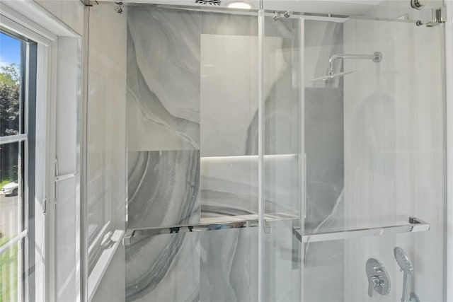 2 Henry St, Great Neck, NY 11023 - full bath with shower / bath combination with glass door