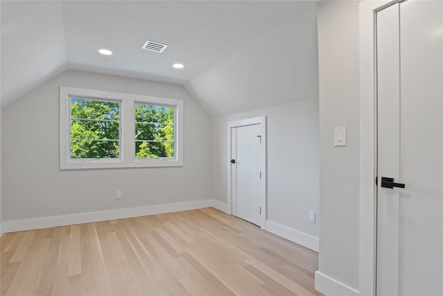 2 Henry St, Great Neck, NY 11023 - additional living space featuring light wood-style floors, lofted ceiling, baseboards, and recessed lighting