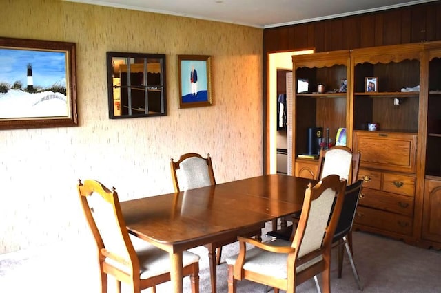 465 18th St, West Babylon, NY 11704 - dining area with crown molding