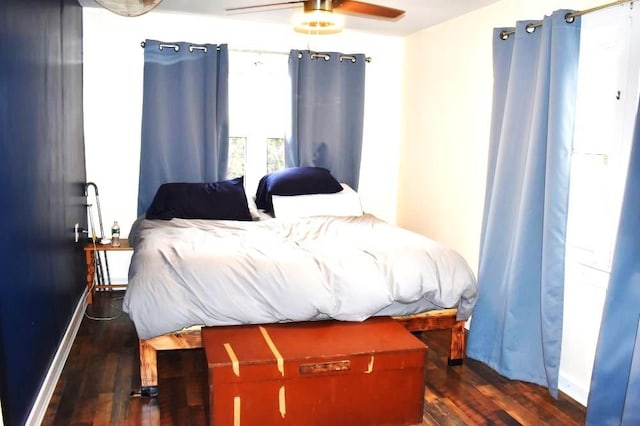 465 18th St, West Babylon, NY 11704 - bedroom with dark wood finished floors
