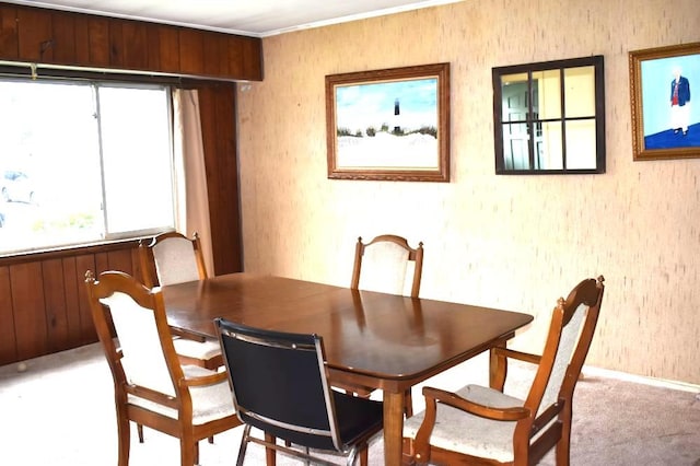 465 18th St, West Babylon, NY 11704 - dining space with light colored carpet