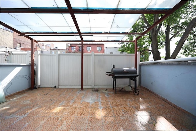462 52nd St Unit 2D, Brooklyn, NY 11220 - view of patio / terrace featuring a grill