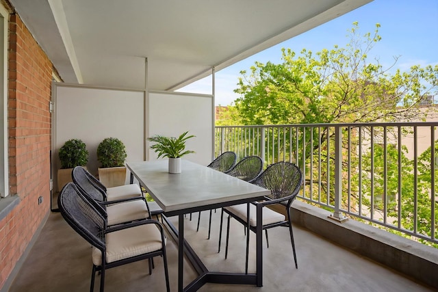 642 Locust St Unit 3K, Mount Vernon, NY 10552 - balcony with outdoor dining area