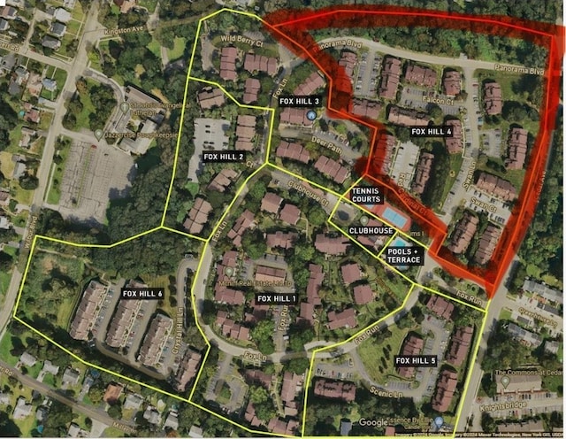 235 Panorama Ct, Poughkeepsie, NY 12603 - map of property location featuring property boundaries highlighted