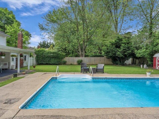 38 Nadine Ln, Port Jefferson Station, NY 11776 - view of pool featuring a patio area