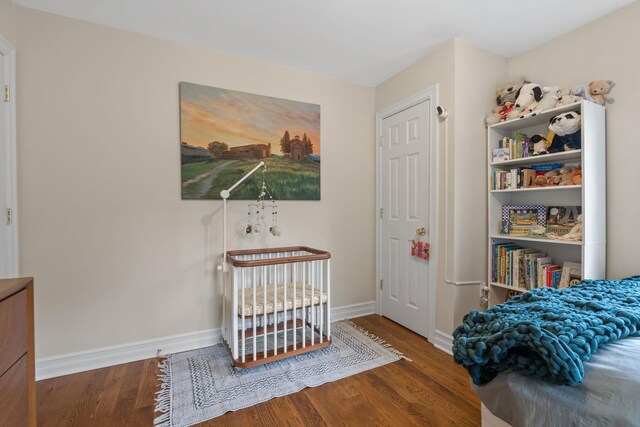 63 Liberty St, Beacon, NY 12508 - bedroom featuring wood finished floors and baseboards