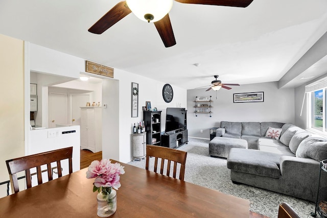 10 Point Cir S Unit 10, Coram, NY 11727 - dining space featuring ceiling fan