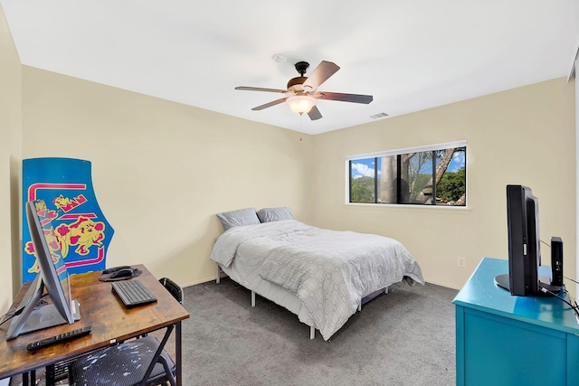 10 Point Cir S Unit 10, Coram, NY 11727 - bedroom with carpet flooring, baseboards, and a ceiling fan