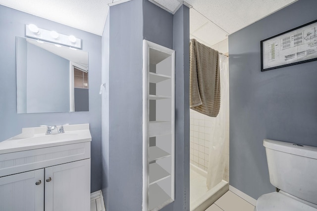 29 Montauk St, Selden, NY 11784 - bathroom with tiled shower, toilet, and vanity