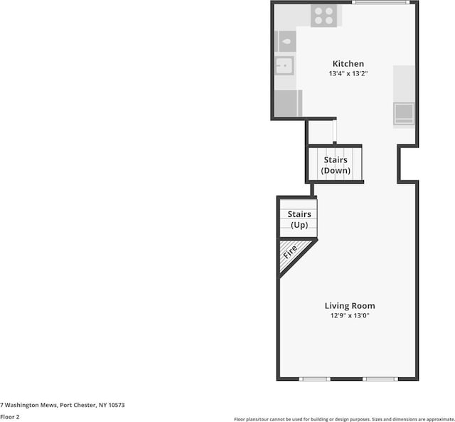 7 Washington Mews Unit 7, Port Chester, NY 10573 - view of home floor plan