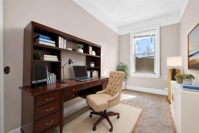 3004 14th St, Astoria, NY 11102 - office featuring baseboards and light carpet