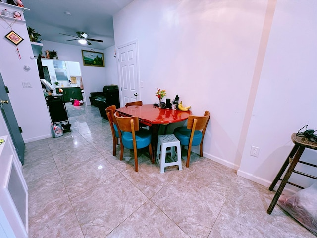 94-30 50th Ave, Elmhurst, NY 11373 - dining area featuring a ceiling fan