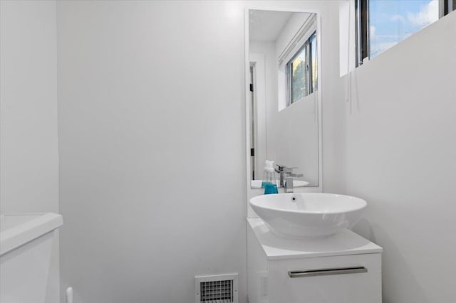 311 Hungry Harbor Rd, North Woodmere, NY 11581 - half bath with vanity and toilet
