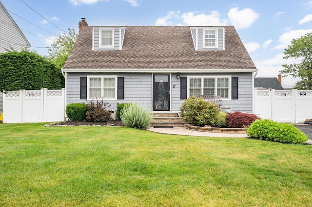 129 Michel Ave, Farmingdale, NY 11735 - cape cod home with a shingled roof and a chimney