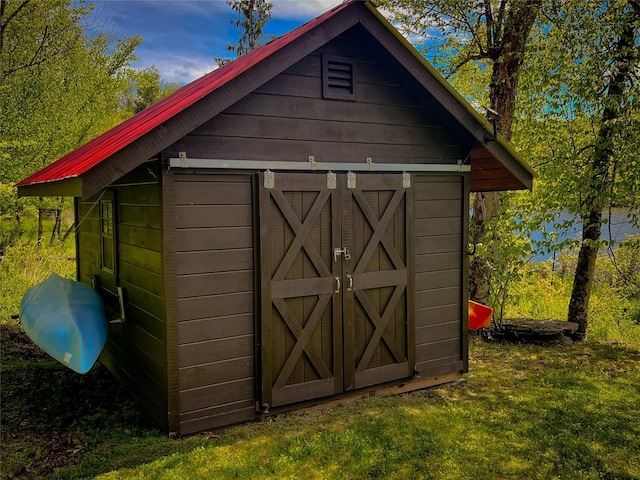 110 Lake Muskoday Rd, Roscoe, NY 12736 - view of shed
