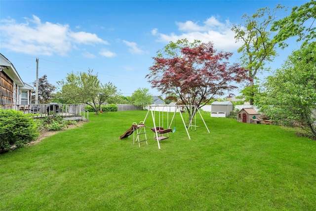 301 Maple Ave, Patchogue, NY 11772 - view of yard featuring a playground