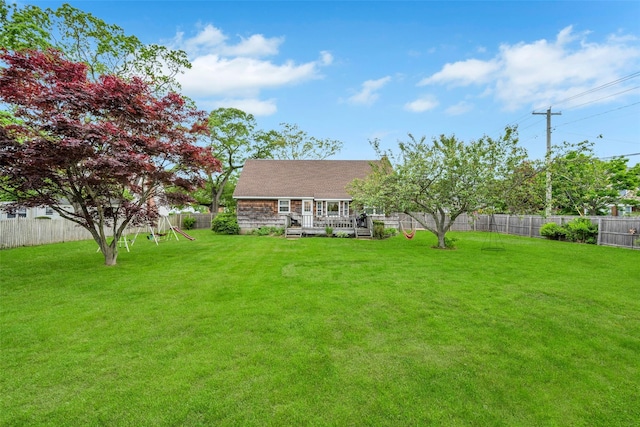 301 Maple Ave, Patchogue, NY 11772 - view of yard with a deck